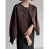 金釦スポンジニットカーディガン | Re:EDIT | 詳細画像14