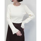 袖オーガンジーフリルニットトップス | Re:EDIT | 詳細画像11