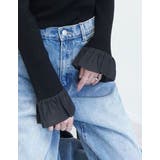 袖オーガンジーフリルニットトップス | Re:EDIT | 詳細画像9