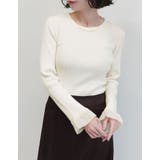 袖オーガンジーフリルニットトップス | Re:EDIT | 詳細画像23