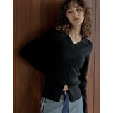 [2025AW COLLECTION]ポロカラーニットトップス | Re:EDIT | 詳細画像2 
