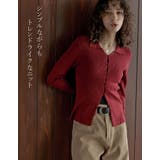 [2025AW COLLECTION]ポロカラーニットトップス | Re:EDIT | 詳細画像6 