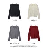 [2025AW COLLECTION]ポロカラーニットトップス | Re:EDIT | 詳細画像18 