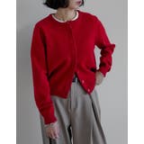 [2025AW COLLECTION]配色アルパカタッチニットカーディガン | Re:EDIT | 詳細画像8 