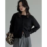 [2025AW COLLECTION]配色アルパカタッチニットカーディガン | Re:EDIT | 詳細画像27 