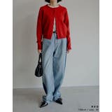 [2025AW COLLECTION]配色アルパカタッチニットカーディガン | Re:EDIT | 詳細画像34 