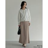 [2025AW COLLECTION]配色アルパカタッチニットカーディガン | Re:EDIT | 詳細画像35 