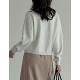 [2025AW COLLECTION]配色アルパカタッチニットカーディガン | Re:EDIT | 詳細画像36 