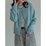 [2025AW COLLECTION]配色アルパカタッチニットカーディガン | Re:EDIT | 詳細画像39 