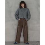 [2025AW COLLECTION]配色モヘアライクシャギーニットトップス | Re:EDIT | 詳細画像13 