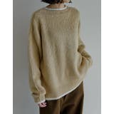 [2025AW COLLECTION]配色モヘアライクシャギーニットトップス | Re:EDIT | 詳細画像27 