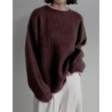 [2025AW COLLECTION]配色モヘアライクシャギーニットトップス | Re:EDIT | 詳細画像30 