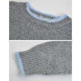 [2025AW COLLECTION]配色モヘアライクシャギーニットトップス | Re:EDIT | 詳細画像31 