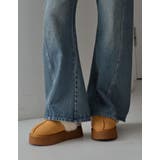 [大きいサイズ有]ステッチムートン厚底ショートブーツ | Re:EDIT | 詳細画像12 