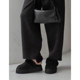 [大きいサイズ有]ステッチムートン厚底ショートブーツ | Re:EDIT | 詳細画像5 