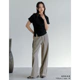 [CoolWork][接触冷感][低身長 高身長サイズ有]冷感ツイルストレートス… | Re:EDIT | 詳細画像39 