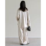 サテンジャケット風シャツ | Re:EDIT | 詳細画像13