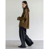 サテンジャケット風シャツ | Re:EDIT | 詳細画像17