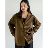 サテンジャケット風シャツ | Re:EDIT | 詳細画像5