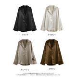 サテンジャケット風シャツ | Re:EDIT | 詳細画像18