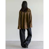 サテンジャケット風シャツ | Re:EDIT | 詳細画像22