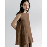 [接触冷感][2点セット]シアーリネンタッチパンツセットアップ | Re:EDIT | 詳細画像11 