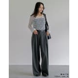 ストレッチシアーレーストップス | Re:EDIT | 詳細画像14