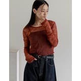 ストレッチシアーレーストップス | Re:EDIT | 詳細画像7