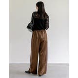 ストレッチレースポロカラー前開きトップス | Re:EDIT | 詳細画像8