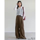 ストレッチレースポロカラー前開きトップス | Re:EDIT | 詳細画像10