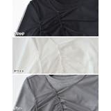 リブ×チュール長袖レイヤードトップス | Re:EDIT | 詳細画像19