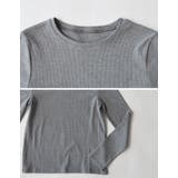 リブ×チュール長袖レイヤードトップス | Re:EDIT | 詳細画像24