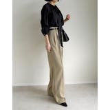 [さらっと快適][UVカット]ポーラボウタイ2WAYスリーブブラウス | Re:EDIT | 詳細画像9 