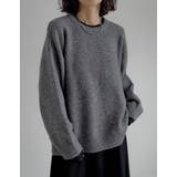 モヘアタッチニットクルーネックトップス | Re:EDIT | 詳細画像4