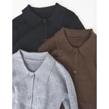 フレアスリーブポロニットカーディガン | Re:EDIT | 詳細画像2