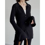 フレアスリーブポロニットカーディガン | Re:EDIT | 詳細画像3