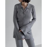 フレアスリーブポロニットカーディガン | Re:EDIT | 詳細画像4