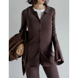 フレアスリーブポロニットカーディガン | Re:EDIT | 詳細画像5