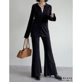 ニットフレアパンツ | Re:EDIT | 詳細画像6 