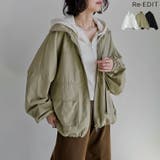 スタンドカラージップブルゾン | Re:EDIT | 詳細画像1