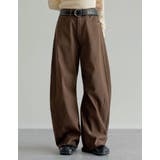 [低身長/高身長サイズ有]カツラギバレルレッグカーブパンツ | Re:EDIT | 詳細画像38 