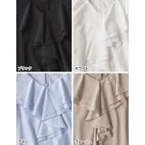 シアーエアリーラッフルカラーブラウス | Re:EDIT | 詳細画像12