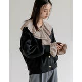 シアーエアリーラッフルカラーブラウス | Re:EDIT | 詳細画像14