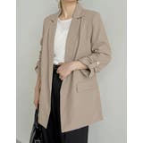 ギャザースリーブテーラードジャケット | Re:EDIT | 詳細画像4