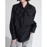 ブラック(501) | ブロードボウタイブラウス | Re:EDIT