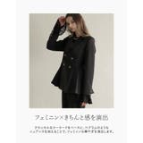 ダブルボタンタックプリーツテーラージャケット | Re:EDIT | 詳細画像6