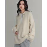 [新色追加][2025AW COLLECTION]起毛ブークレニットホック付き2… | Re:EDIT | 詳細画像24 