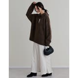 [新色追加][2025AW COLLECTION]起毛ブークレニットホック付き2… | Re:EDIT | 詳細画像25 