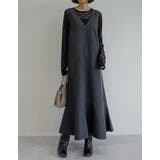 [アルガンオイル加工][低身長 高身長サイズ有]微起毛ツイルナロージャンパースカ… | Re:EDIT | 詳細画像7 