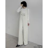 微起毛ツイルゴールドボタン付きサロペット | Re:EDIT | 詳細画像17